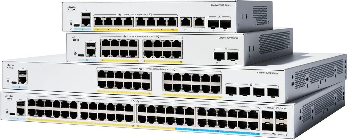C1300 Switches — Cisco switches C1200, C1300 vs CBS250 and CBS350